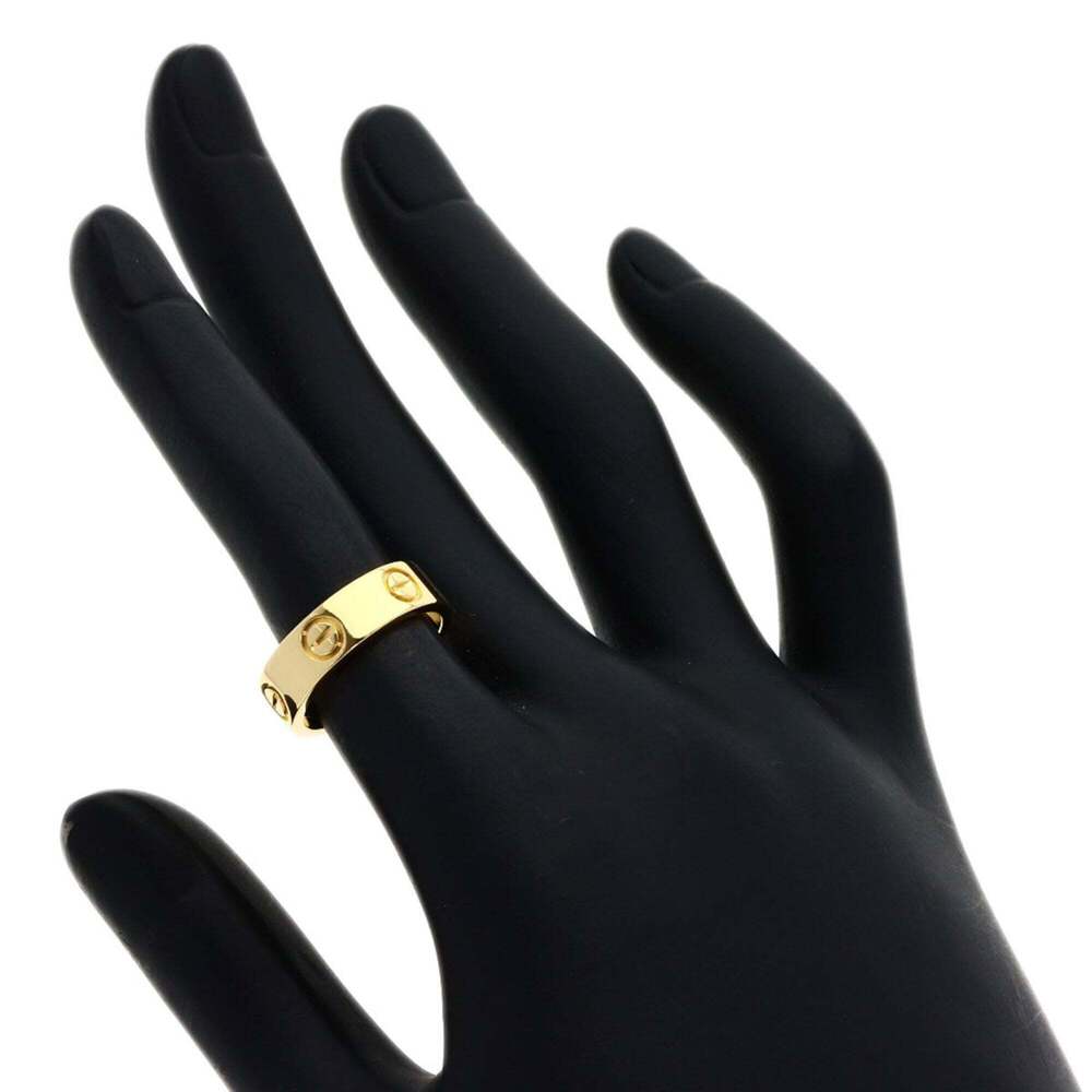 CARTIER Authentic 18k Gold Love Ring #49 - Picture 5 of 6